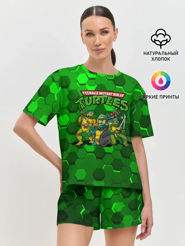 Женская пижама с шортами