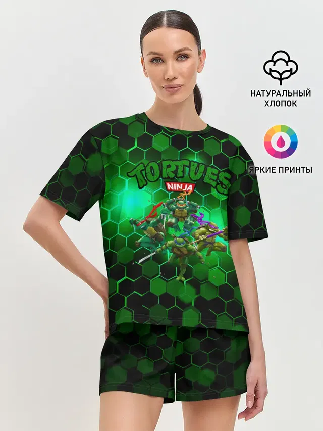 Женская пижама с шортами