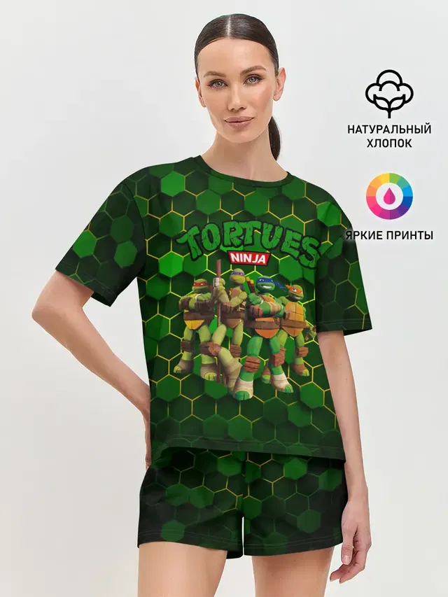 Женская пижама с шортами