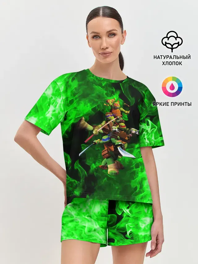 Женская пижама с шортами
