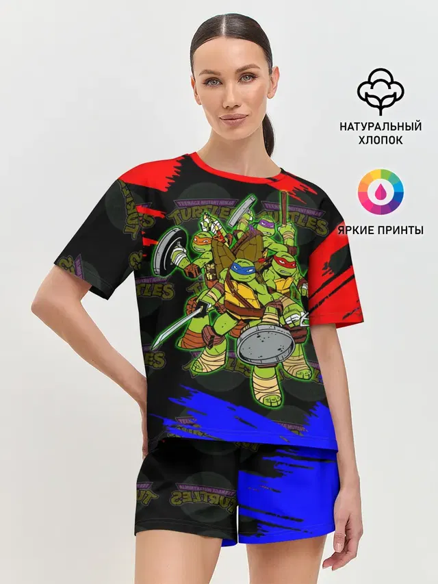 Женская пижама с шортами