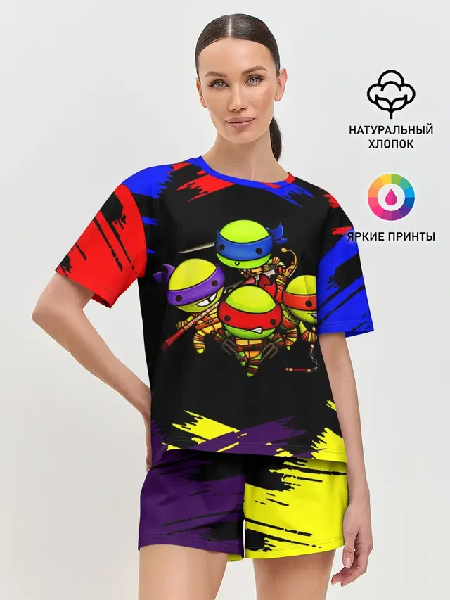 Женская пижама с шортами