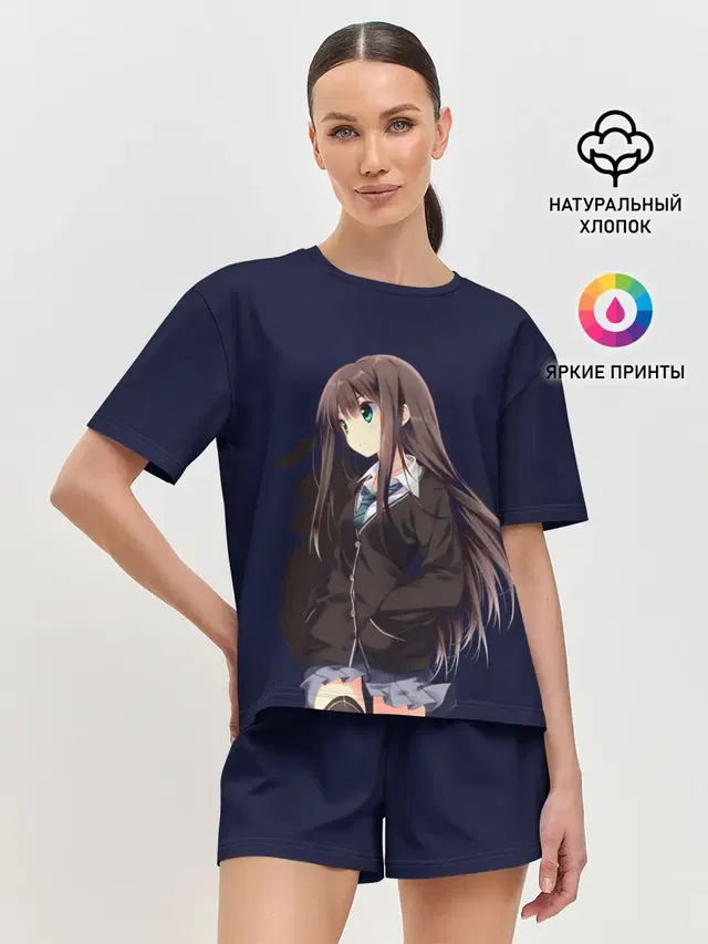 Женская пижама с шортами