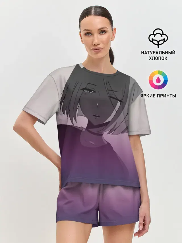 Женская пижама с шортами