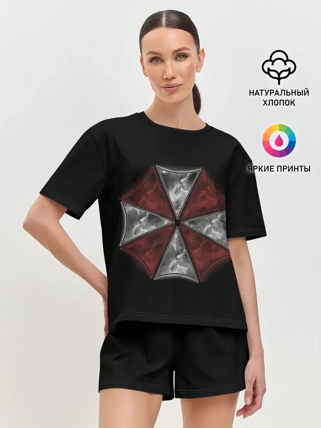 Женская пижама с шортами