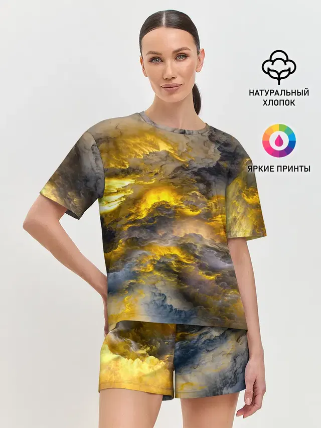 Женская пижама с шортами