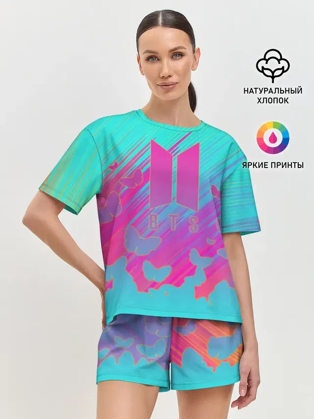 Женская пижама с шортами