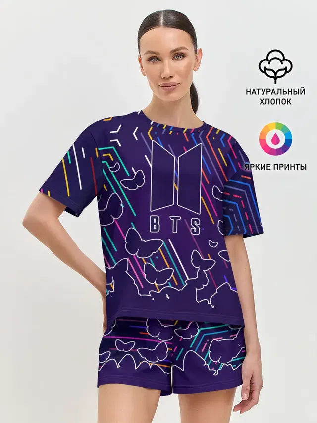 Женская пижама с шортами