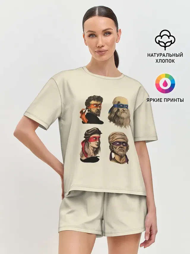 Женская пижама с шортами