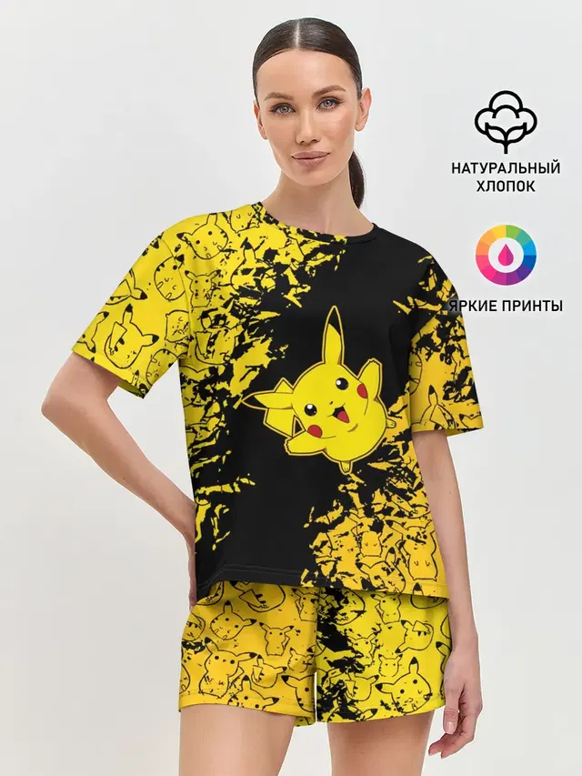 Женская пижама с шортами
