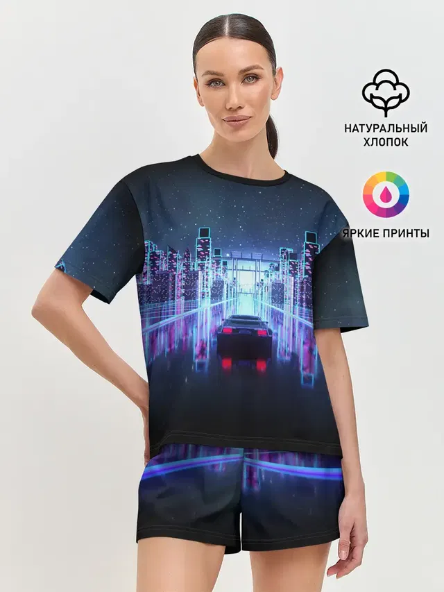 Женская пижама с шортами