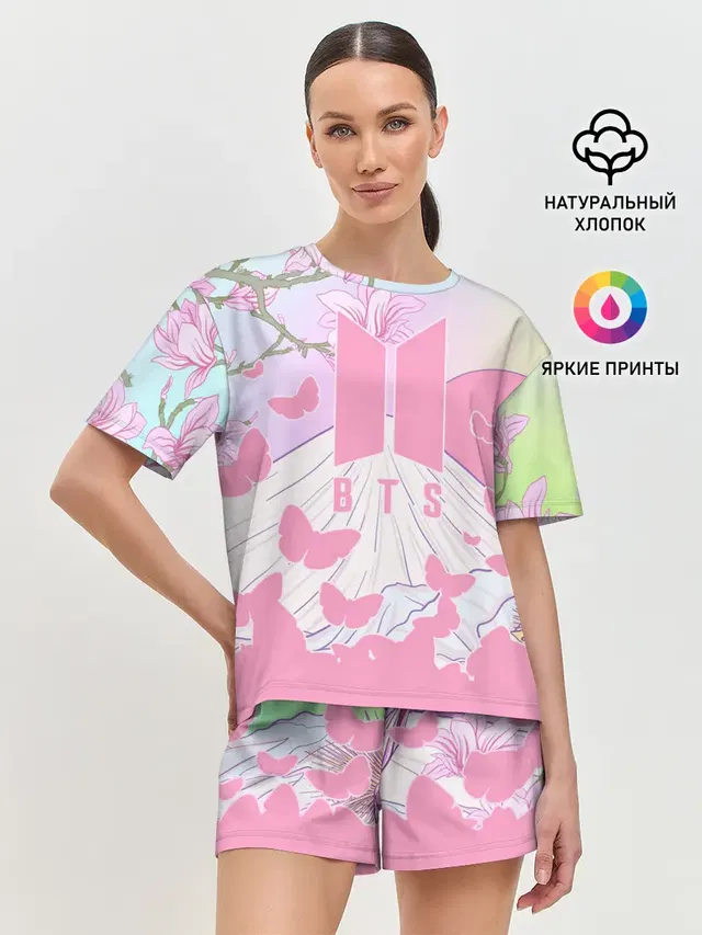 Женская пижама с шортами