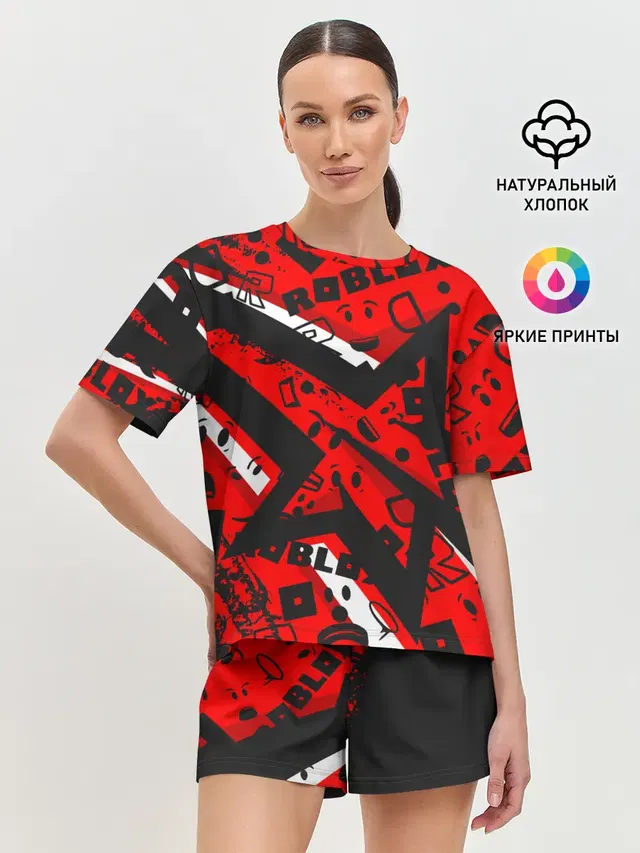 Женская пижама с шортами