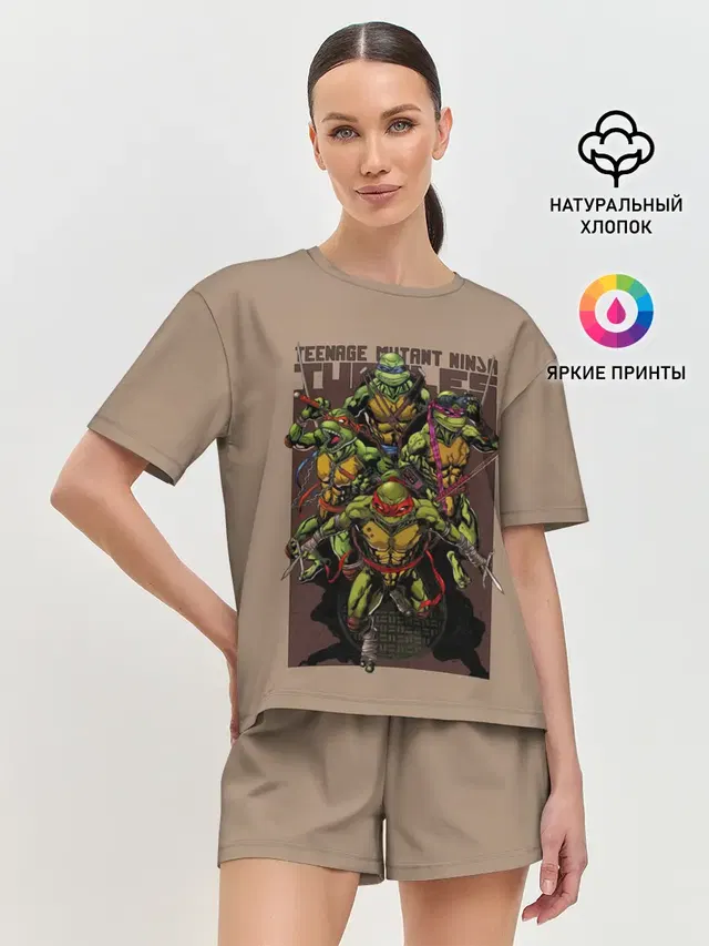 Женская пижама с шортами