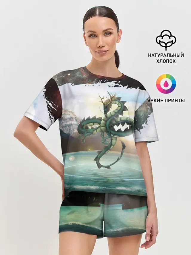 Женская пижама с шортами