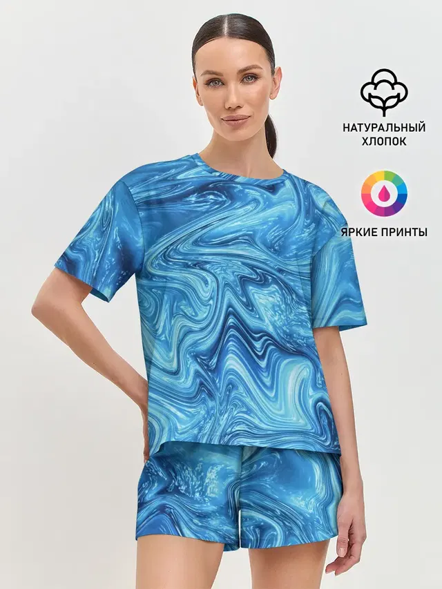 Женская пижама с шортами