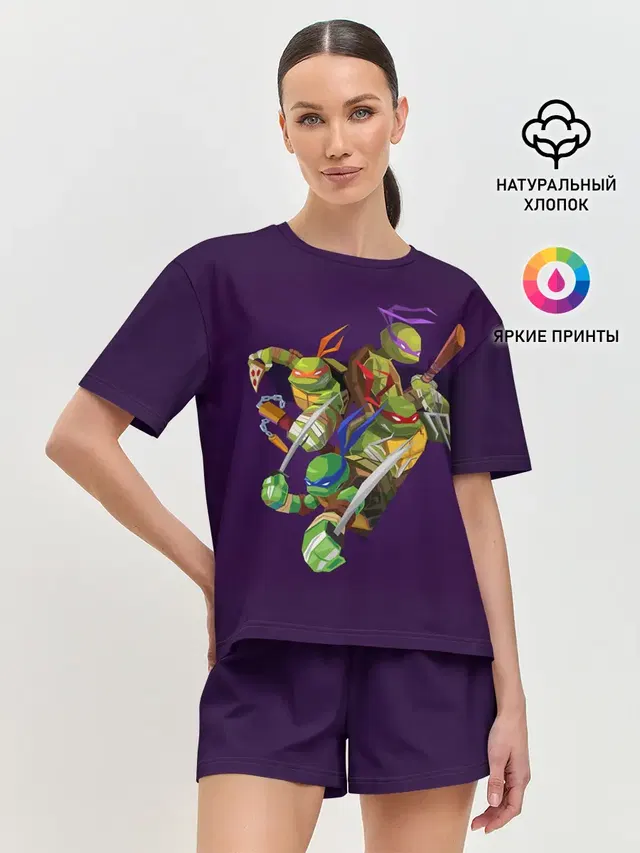 Женская пижама с шортами