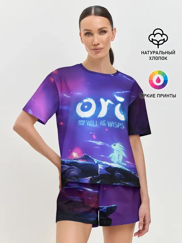 Женская пижама с шортами