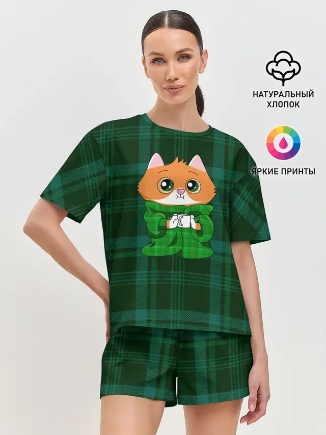 Женская пижама с шортами