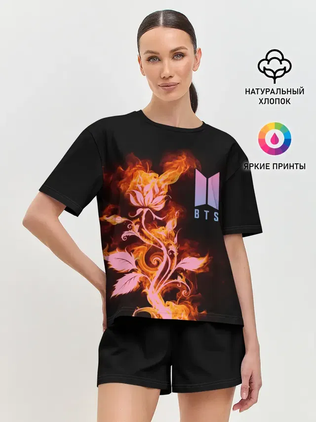 Женская пижама с шортами