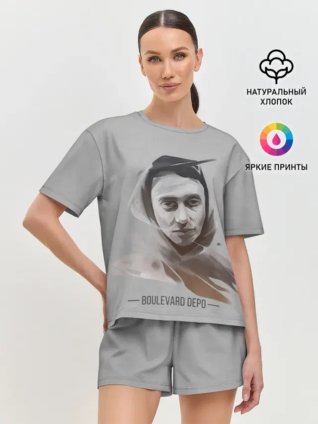 Женская пижама с шортами