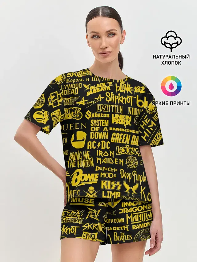 Женская пижама с шортами