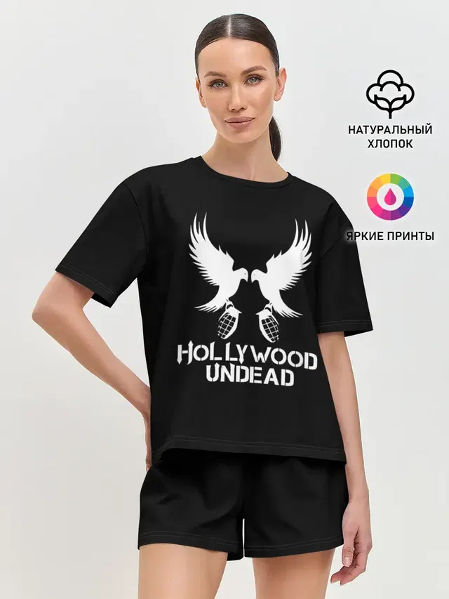 Женская пижама с шортами