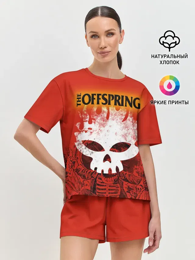 Женская пижама с шортами с принтом «Offspring — The Offspring»