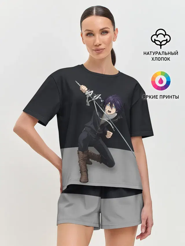 Женская пижама с шортами