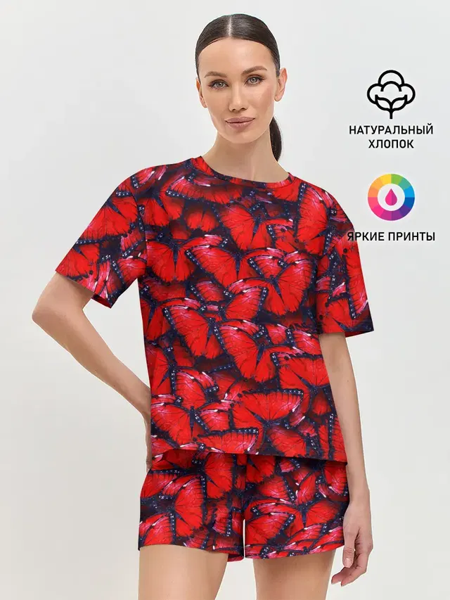 Женская пижама с шортами