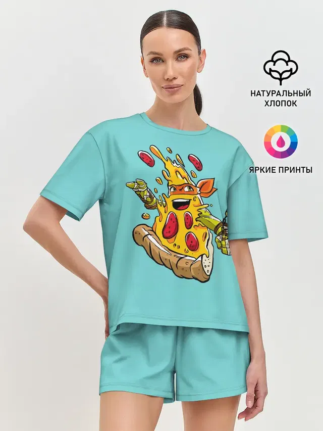 Женская пижама с шортами