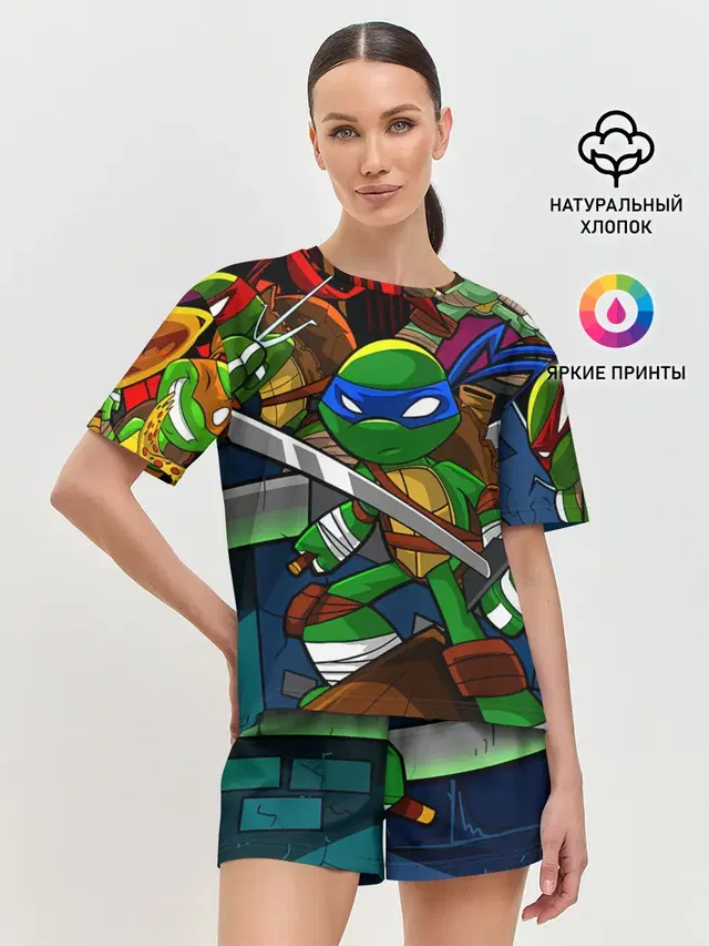 Женская пижама с шортами