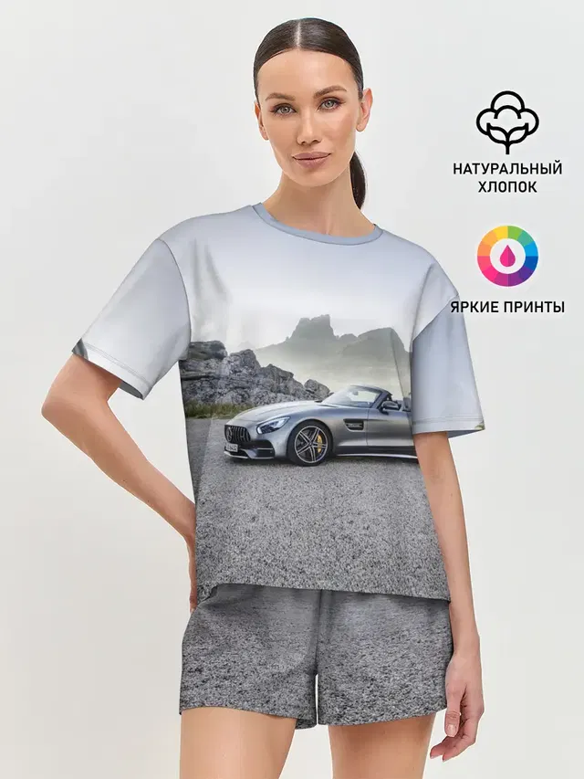 Женская пижама с шортами