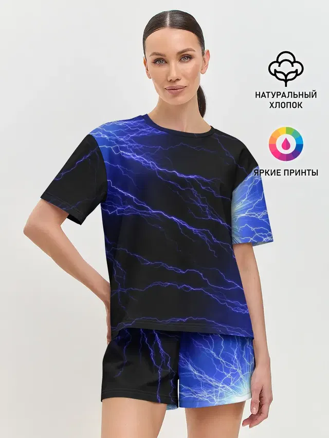 Женская пижама с шортами