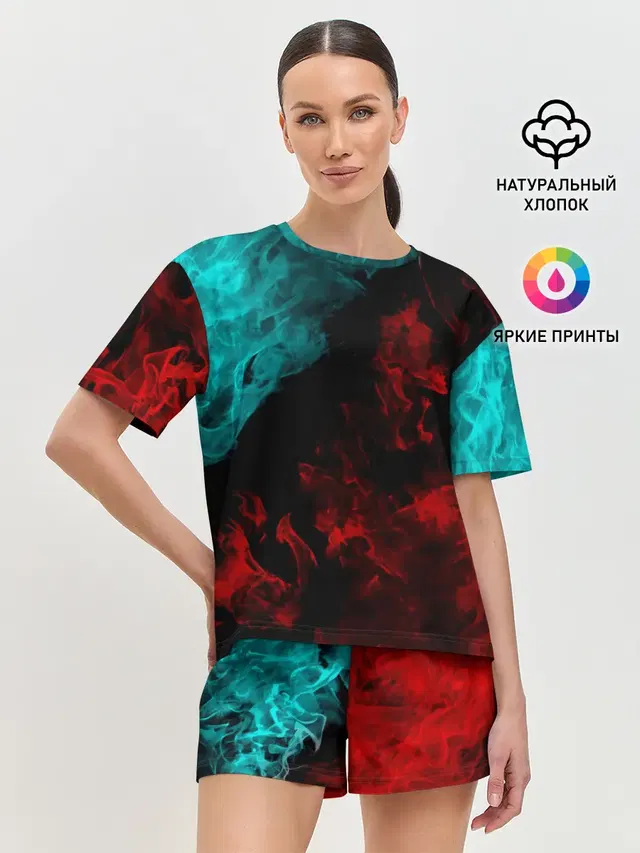 Женская пижама с шортами