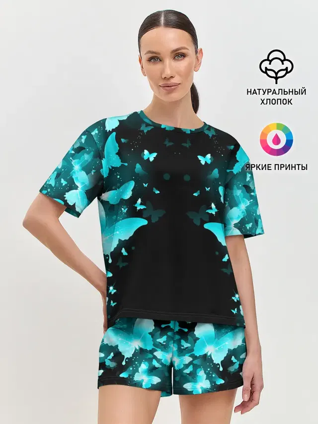 Женская пижама с шортами