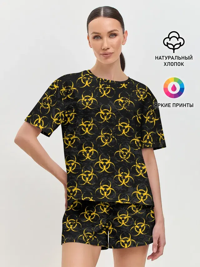 Женская пижама с шортами