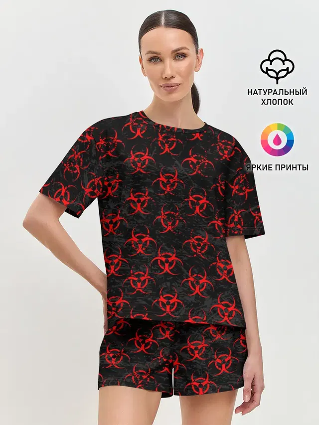 Женская пижама с шортами