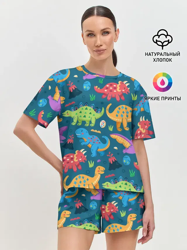 Женская пижама с шортами