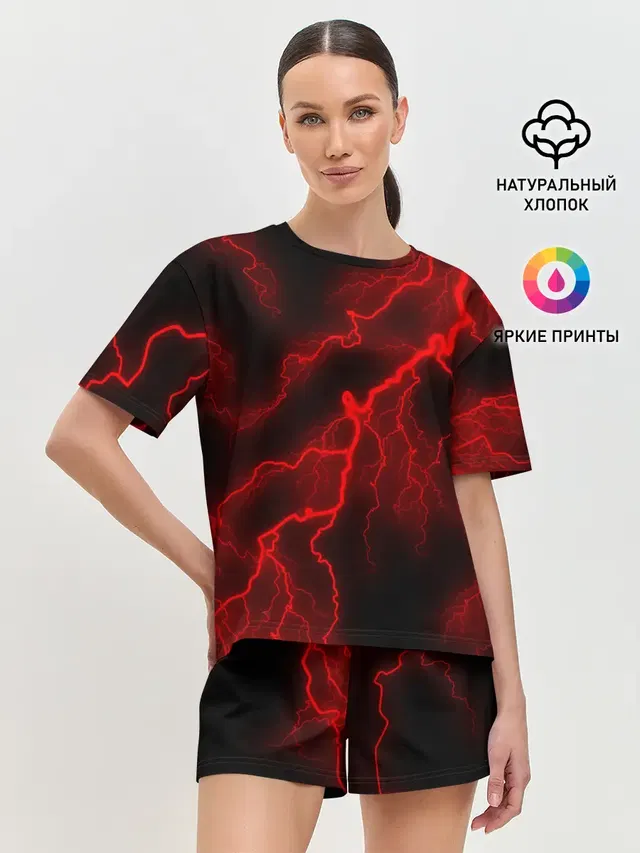 Женская пижама с шортами