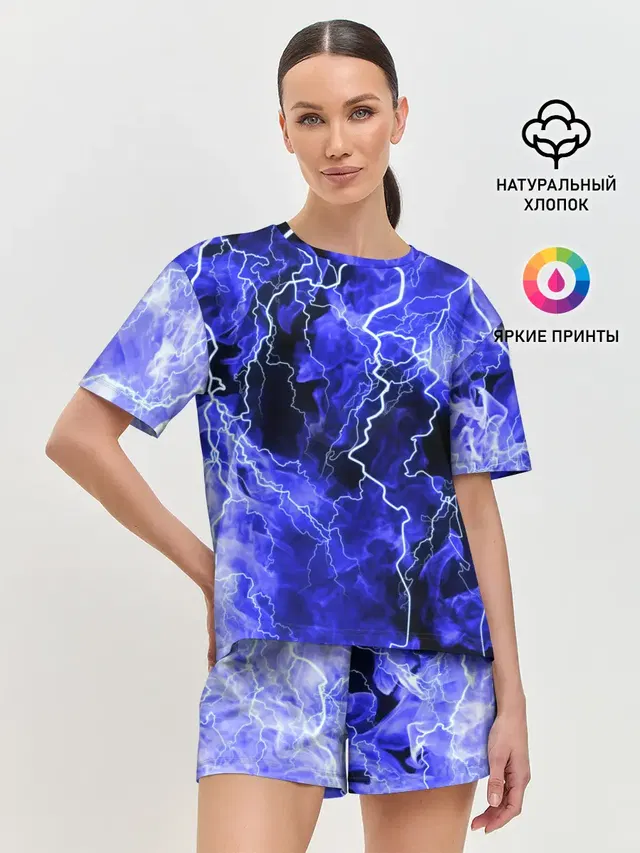Женская пижама с шортами