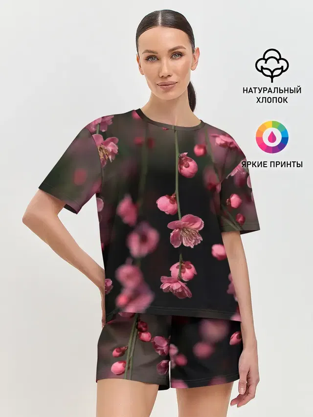 Женская пижама с шортами