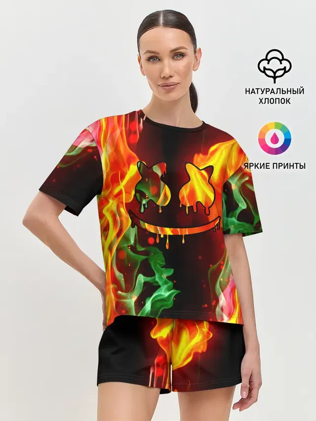 Женская пижама с шортами