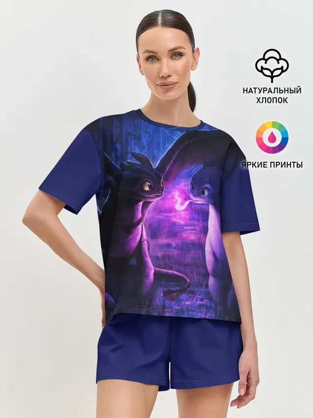 Женская пижама с шортами