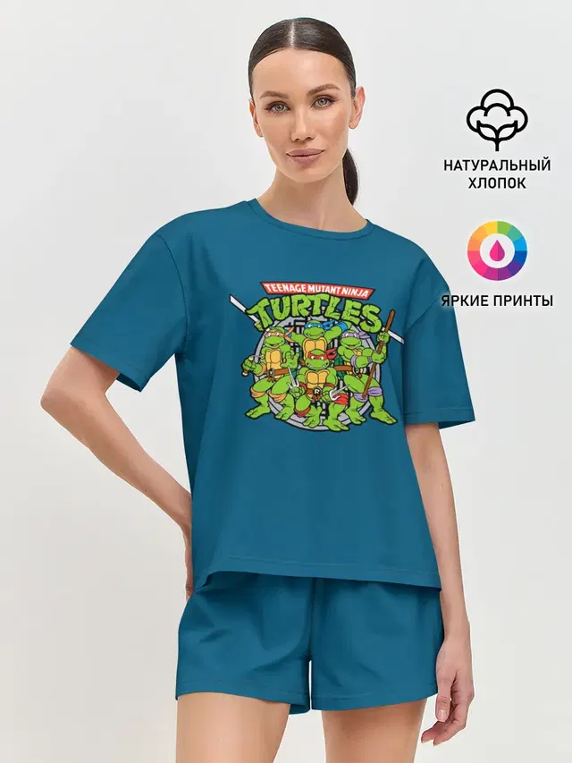 Женская пижама с шортами