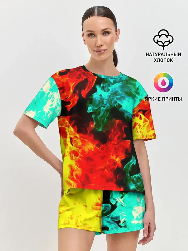 Женская пижама с шортами