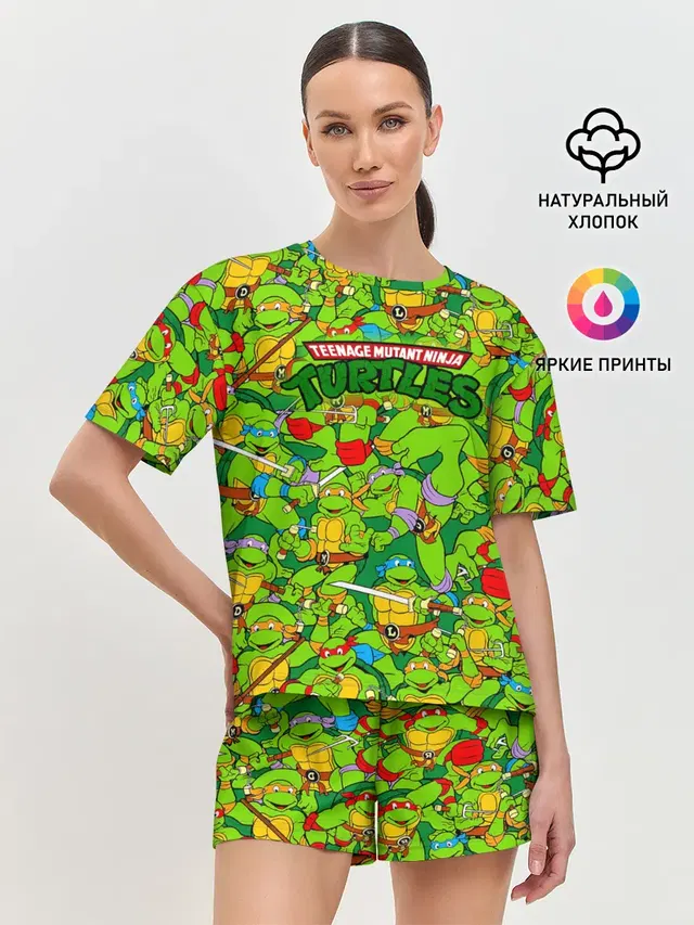 Женская пижама с шортами
