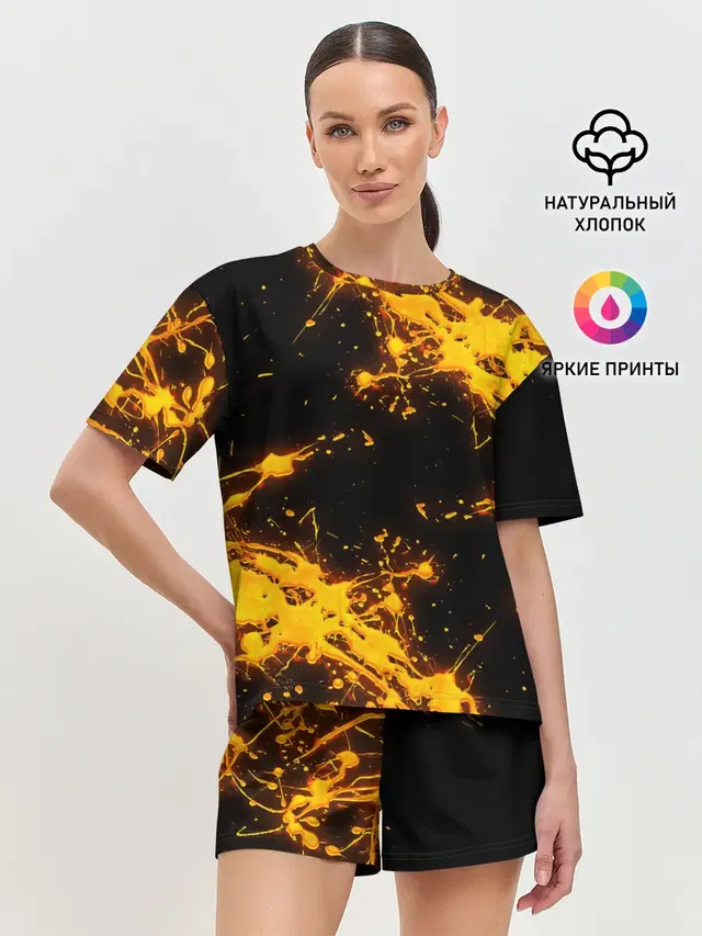 Женская пижама с шортами