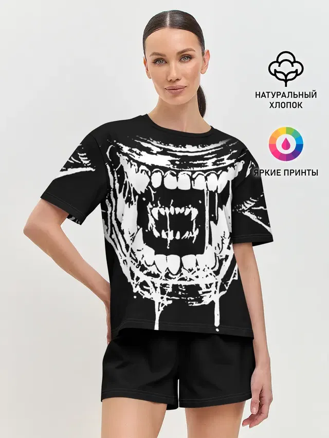 Женская пижама с шортами