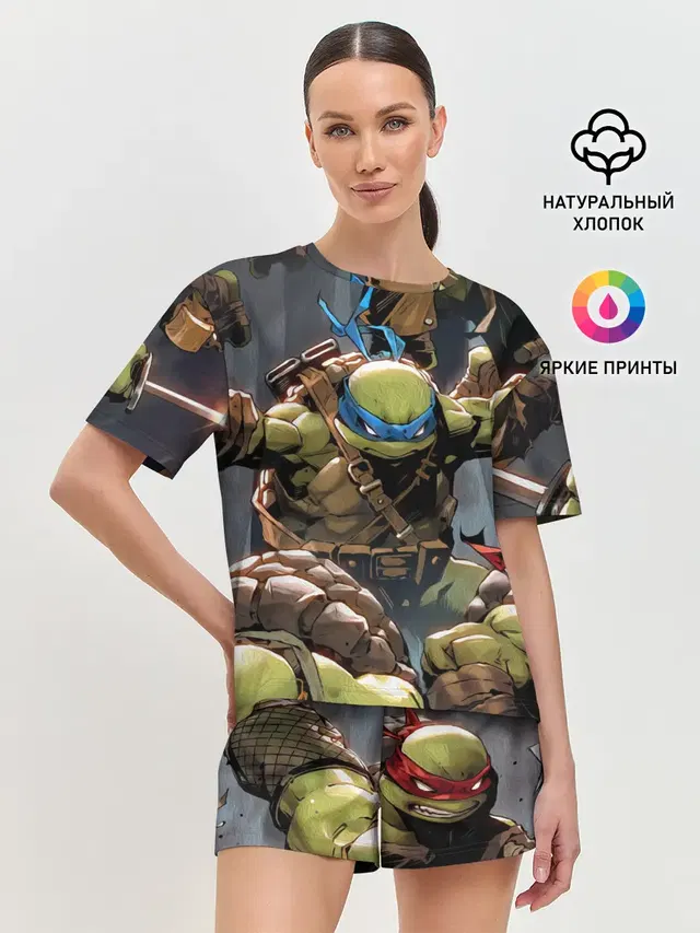 Женская пижама с шортами